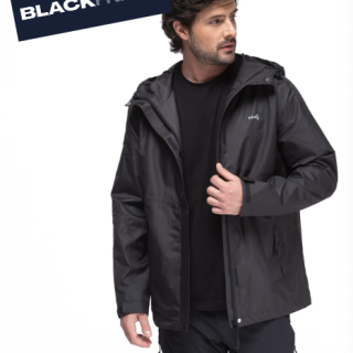 Cortavientos Impermeable Lenga Negro