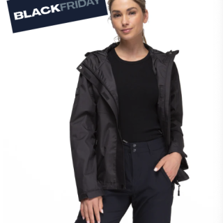 Cortavientos Impermeable Lenga Negro