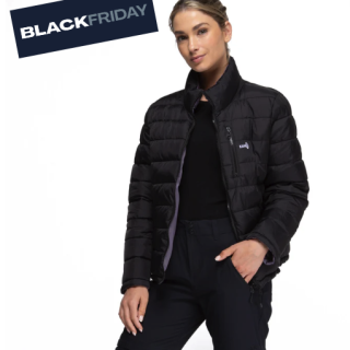 Parka Reversible Alerce Negro / Morado