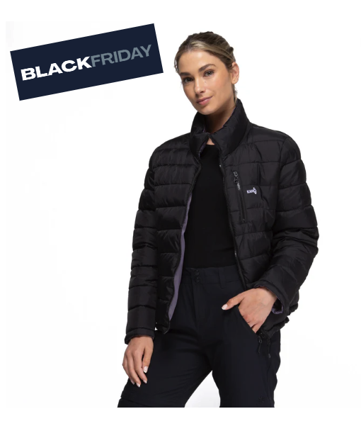 Parka Reversible Alerce Negro / Morado